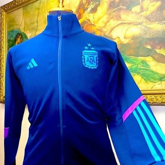 Adidas Argentina 2023 Warm Up Suit Champions Jacket & Pants ⭐️⭐️⭐️ - Picture 2 of 9